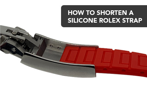 HOW TO SHORTEN A SILICONE ROLEX STRAP
