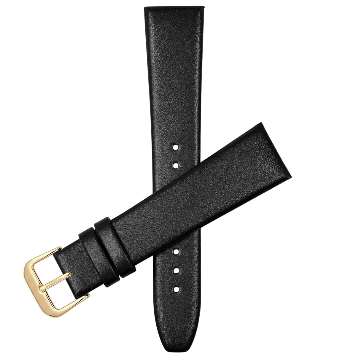Bandini Leather Classic Watch Band, 10mm 12mm 14mm 16mm 18mm 20mm 22mm