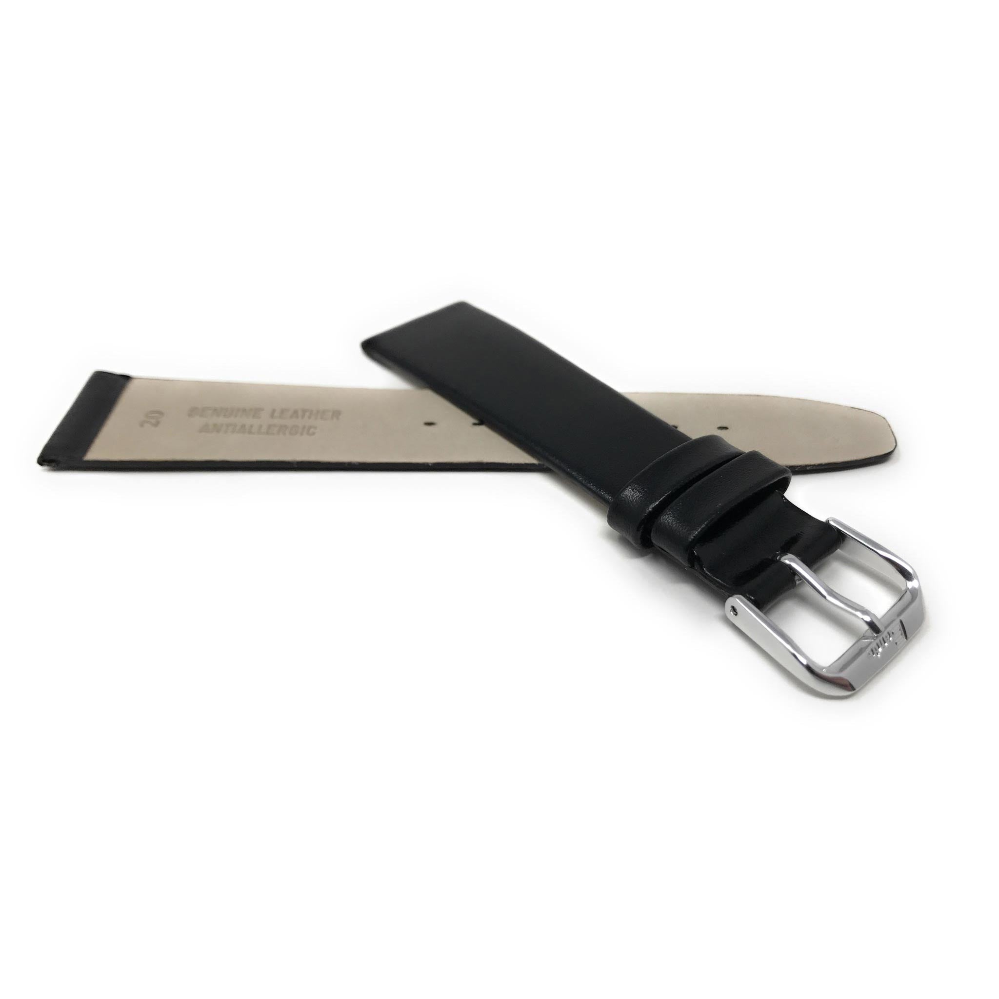 Bandini Leather Classic Watch Band, 10mm 12mm 14mm 16mm 18mm 20mm 22mm