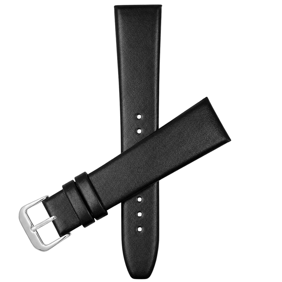 Bandini Leather Classic Watch Band, 10mm 12mm 14mm 16mm 18mm 20mm 22mm
