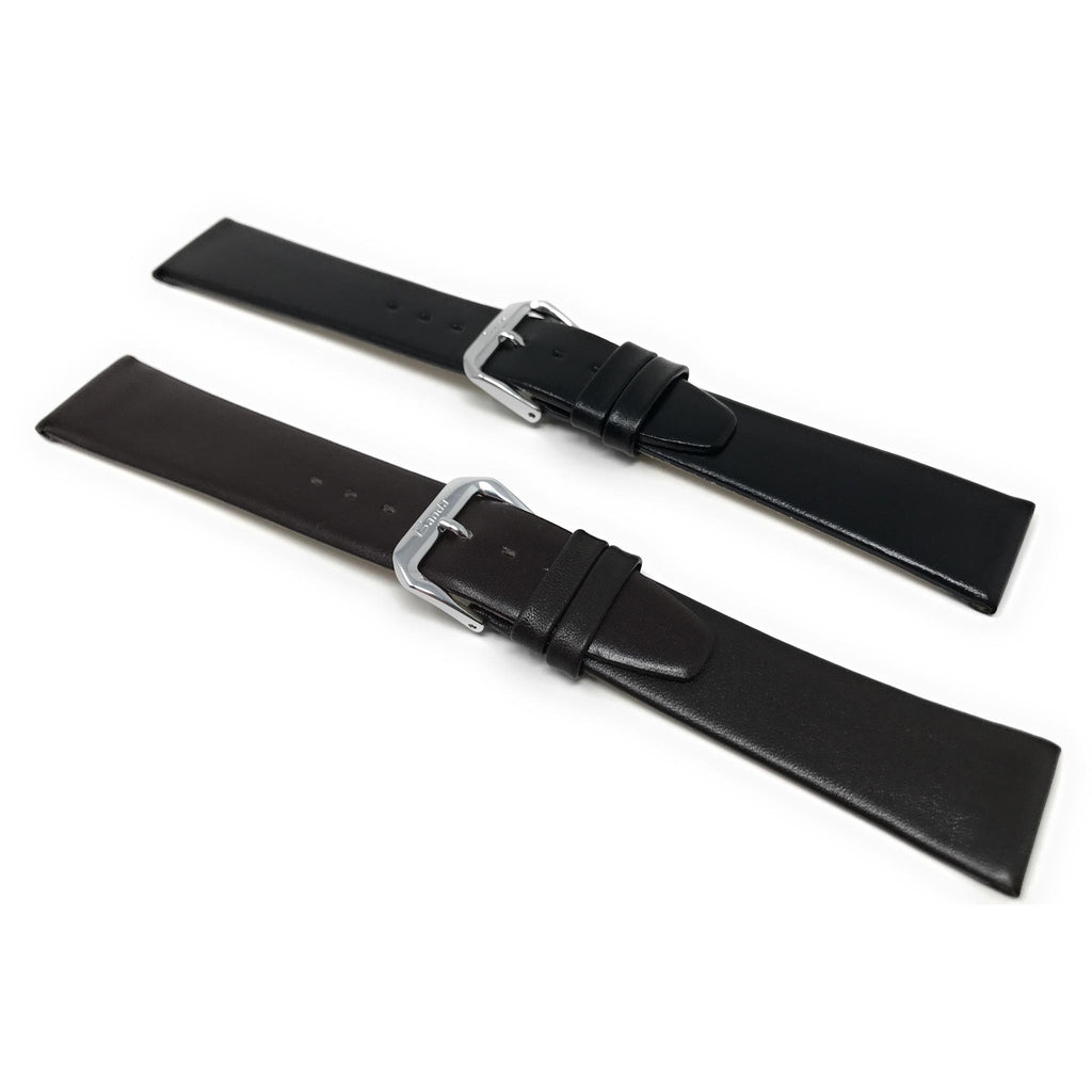 Bandini Leather Classic Watch Band, 10mm 12mm 14mm 16mm 18mm 20mm 22mm