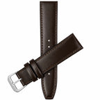 Bandini Thin Leather Classic Watch Band for Men, Women, 10mm to 24mm