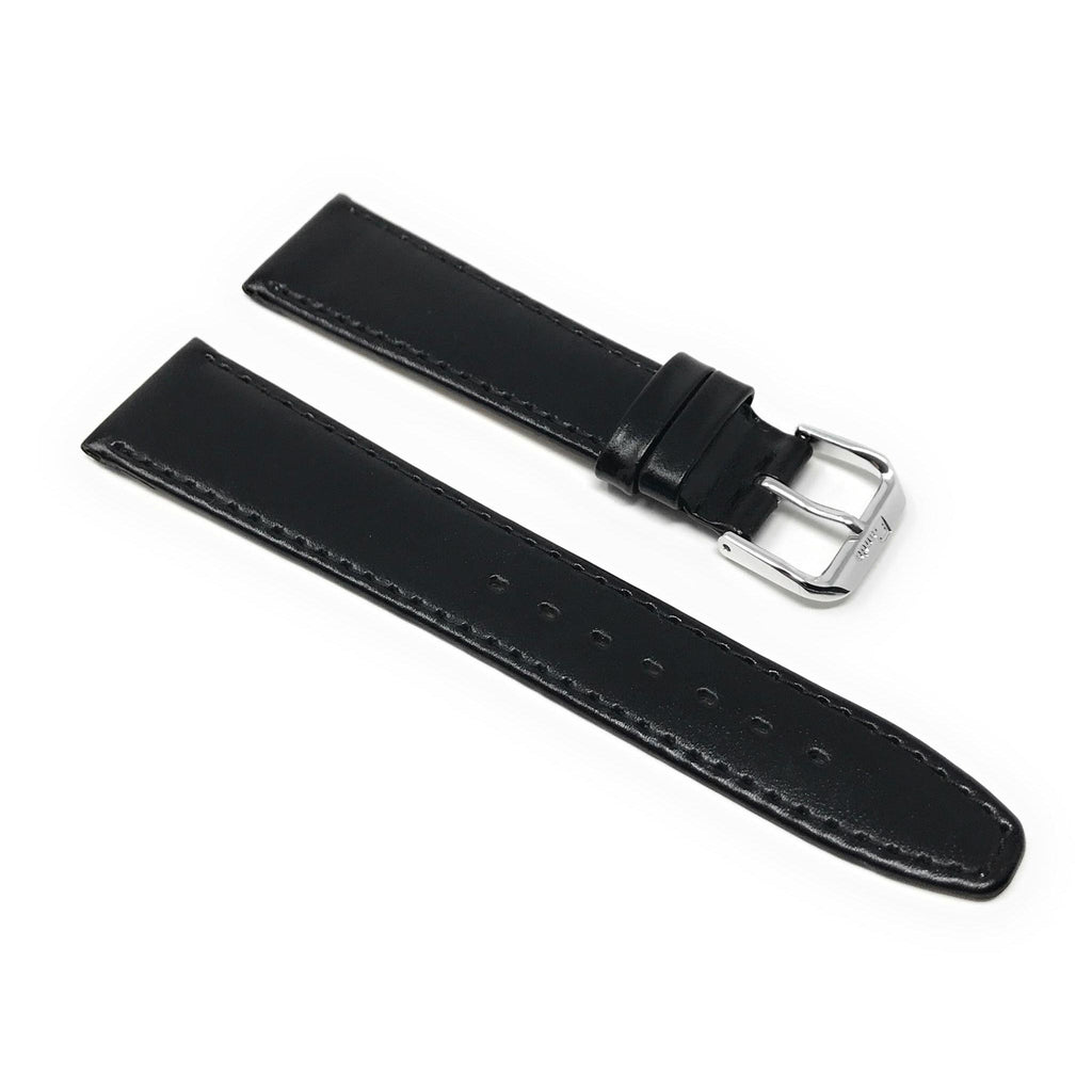 Bandini Thin Leather Classic Watch Band for Men, Women, 10mm to 24mm