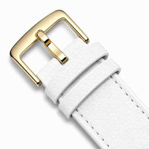White / Gold Buckle