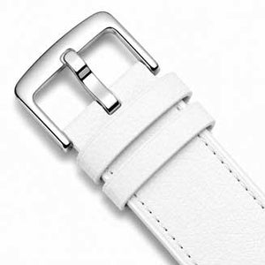 White / Silver Buckle