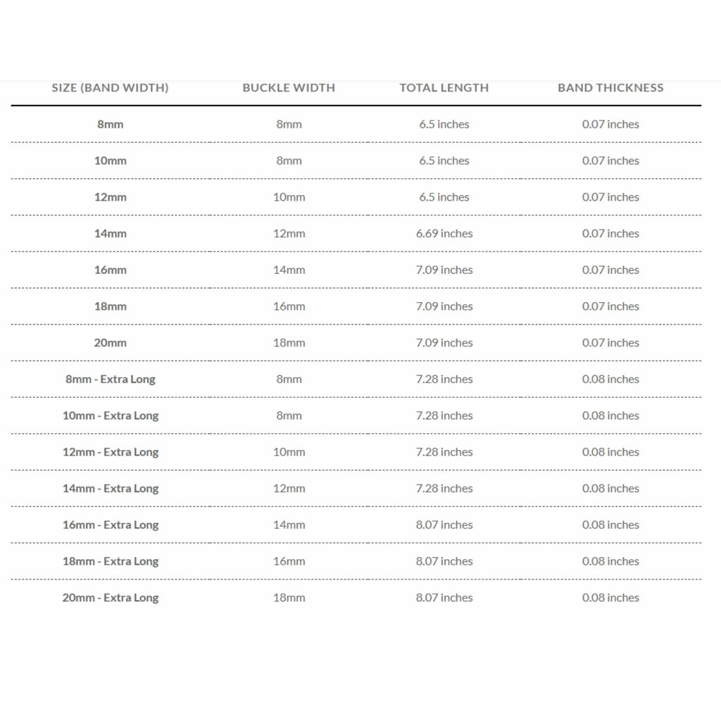 Bandini Leather Lizard Patter Watch Band – 10mm 12mm 14mm 16mm 18mm 20mm