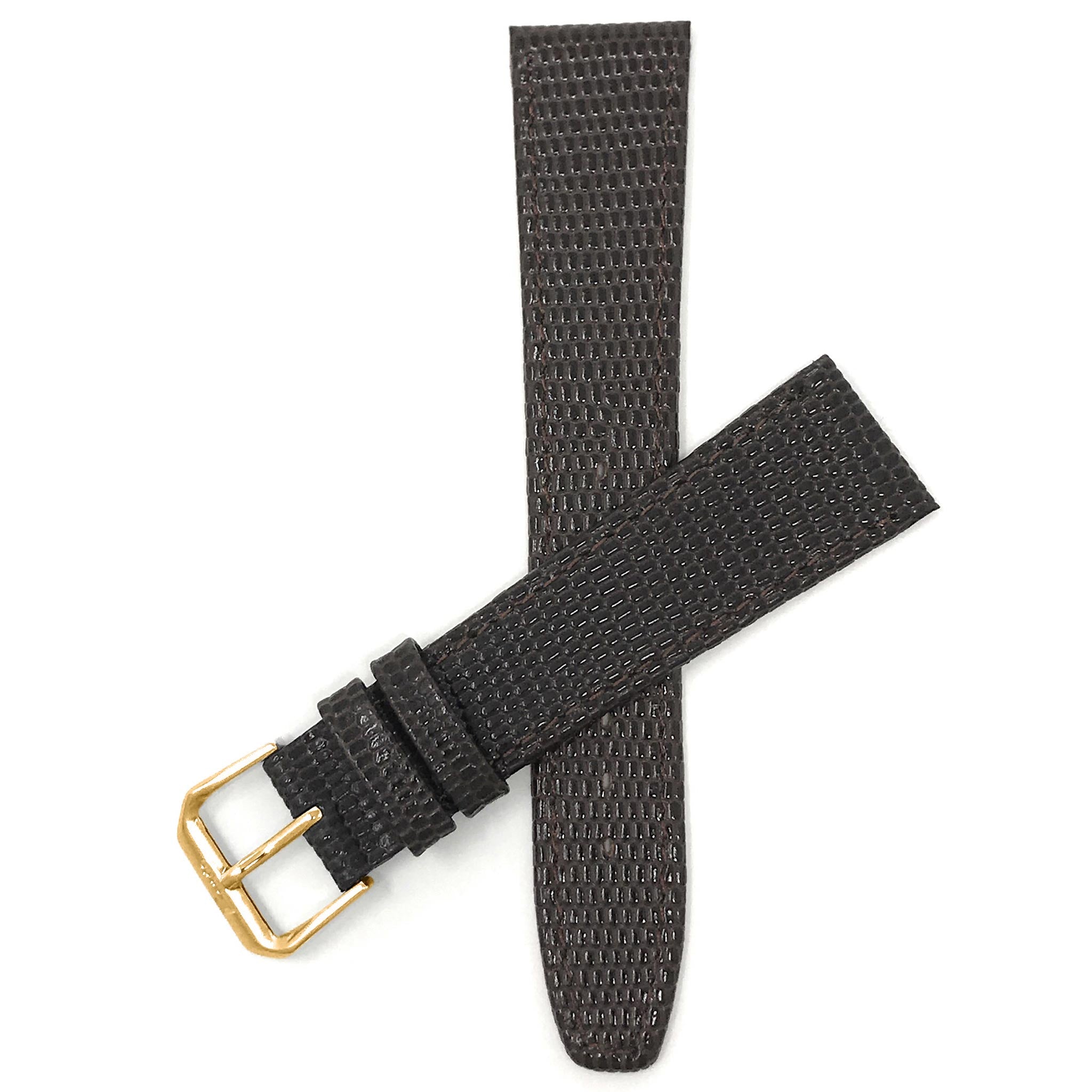 Bandini Leather Lizard Patter Watch Band – 10mm 12mm 14mm 16mm 18mm 20mm