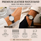 Bandini Leather Lizard Pattern Watch Band – 10mm 12mm 14mm 16mm 18mm 20mm