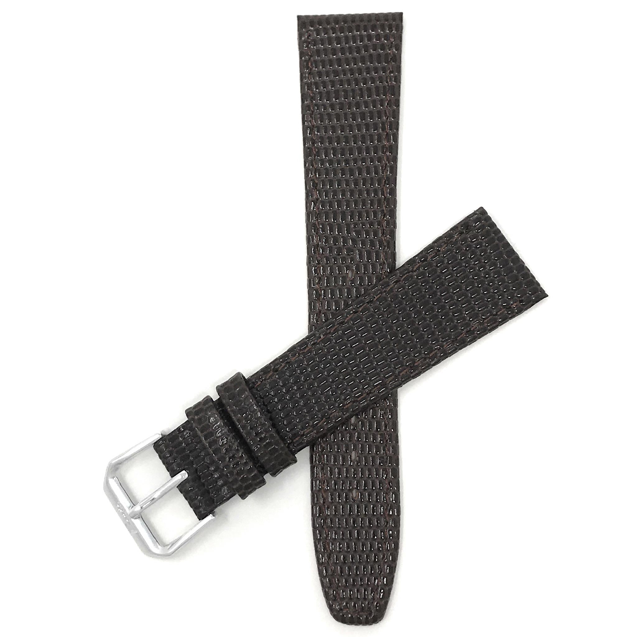 Bandini Leather Lizard Patter Watch Band – 10mm 12mm 14mm 16mm 18mm 20mm