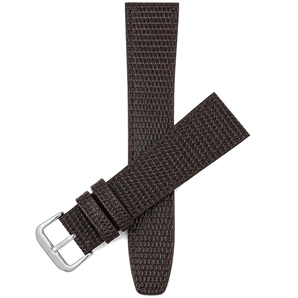Bandini Leather Lizard Pattern Watch Band – 10mm 12mm 14mm 16mm 18mm 20mm