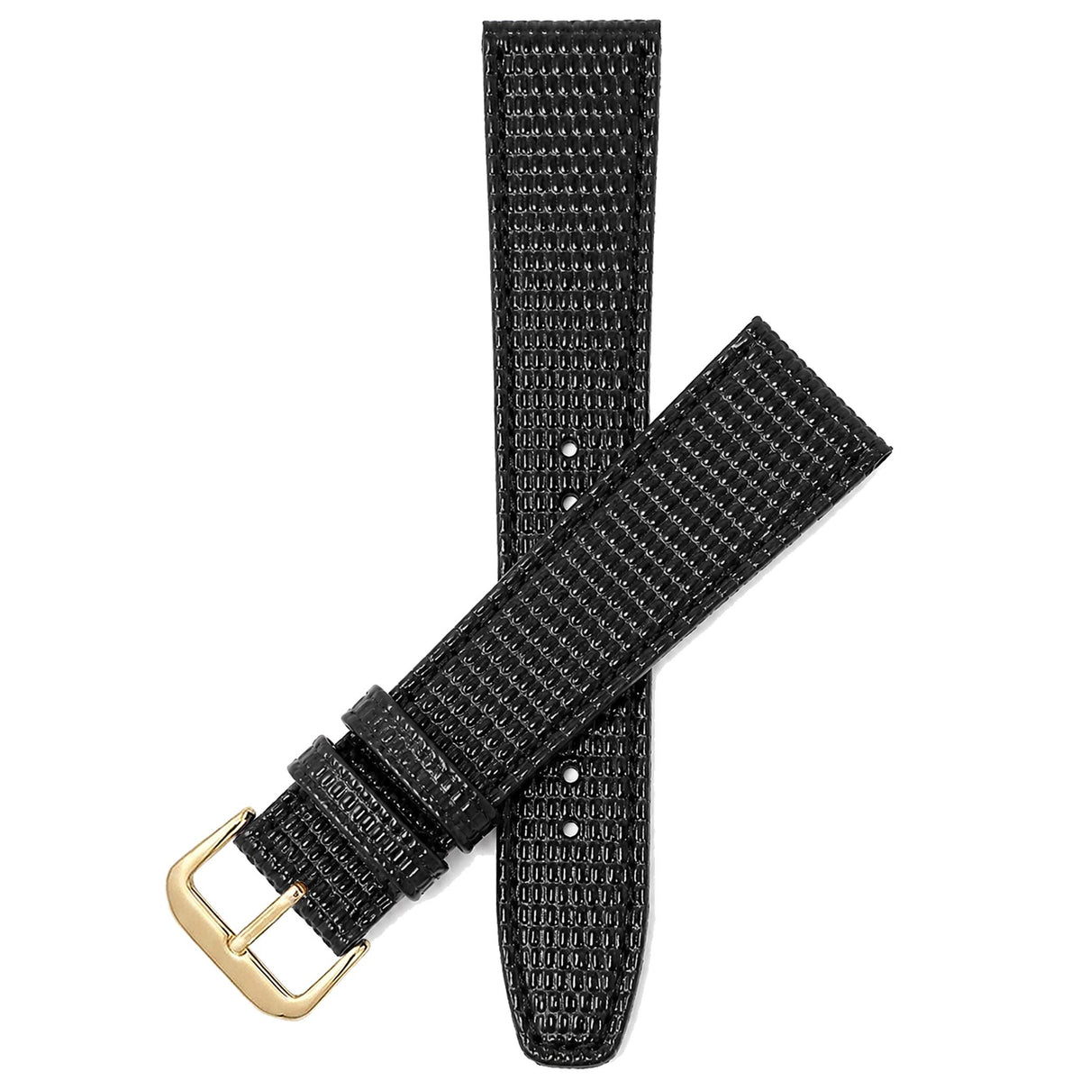 Bandini Leather Lizard Pattern Watch Band – 10mm 12mm 14mm 16mm 18mm 20mm