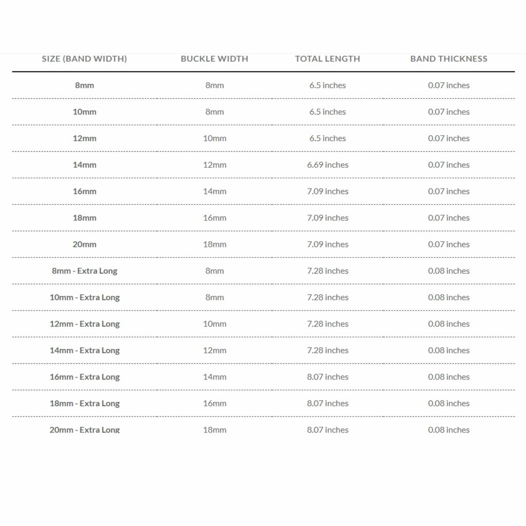 Bandini Leather Crocodile Pattern Watch Band – 10mm 12mm 14mm 16mm 18mm 20mm