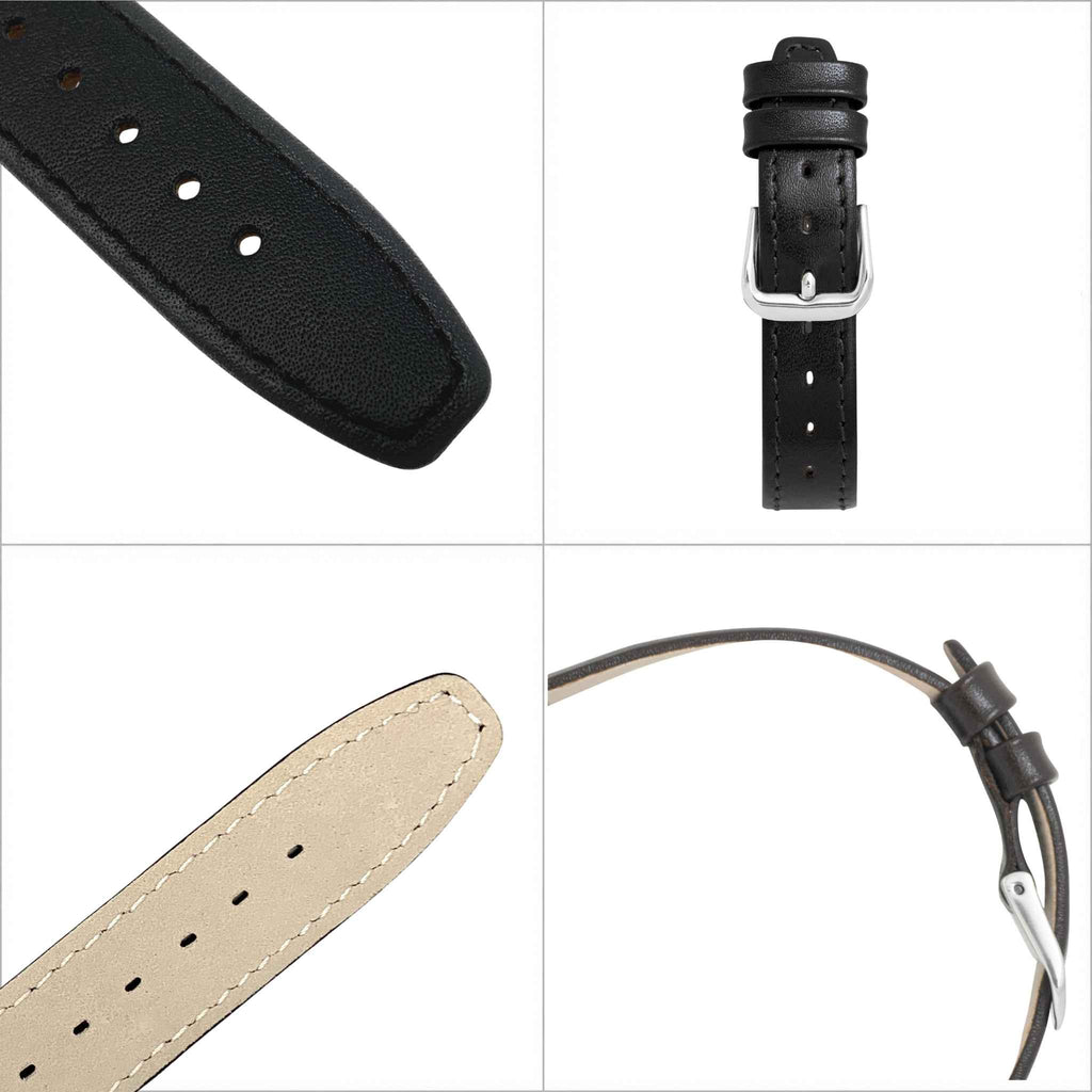 Bandini Thin Leather Watch Band – 12mm 14mm 16mm 18mm 20mm 22mm