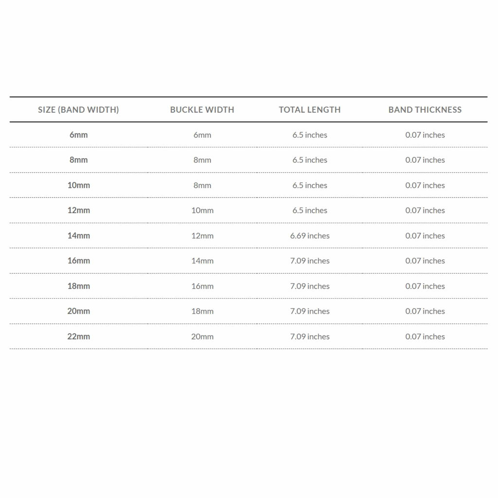 Bandini Quick Release Leather Watch Band - 12mm 14mm 16mm 18mm 20mm 22mm