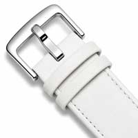 White / Silver Buckle