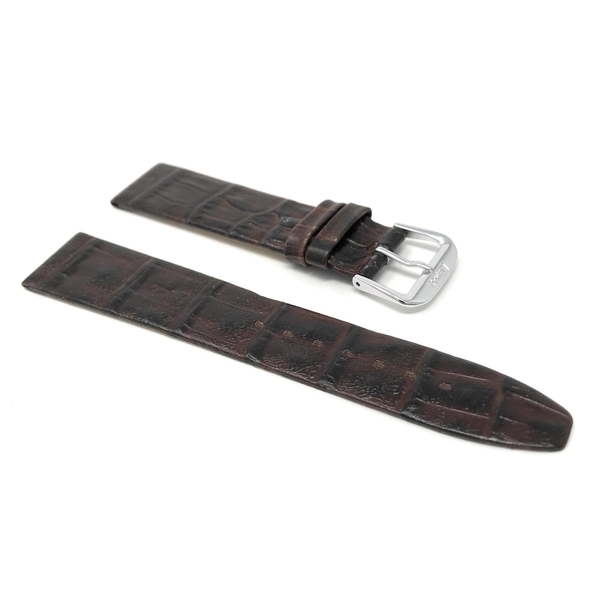 Bandini Leather Alligator Pattern Watch Band – 10mm 12mm 14mm 16mm 18mm 20mm