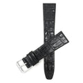 Bandini Leather Alligator Pattern Watch Band – 10mm 12mm 14mm 16mm 18mm 20mm