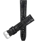 Bandini Leather Alligator Pattern Watch Band – 10mm 12mm 14mm 16mm 18mm 20mm