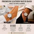 Bandini Leather Alligator Pattern Watch Band – 10mm 12mm 14mm 16mm 18mm 20mm