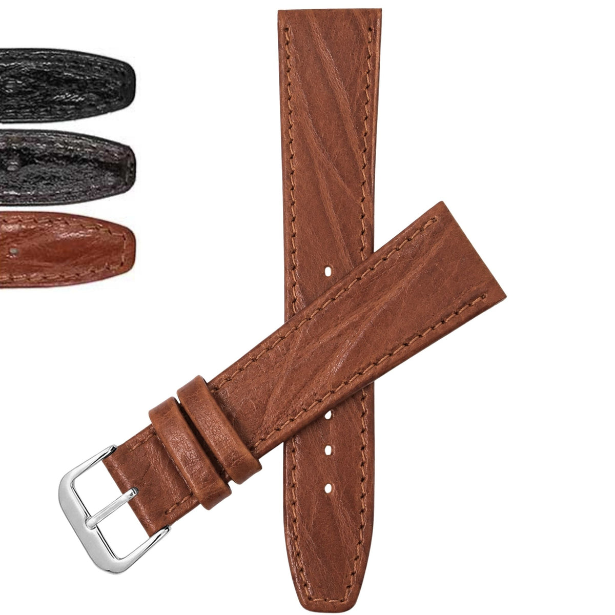 Bandini Leather Watch Band – 10mm 12mm 14mm 16mm 18mm 20mm