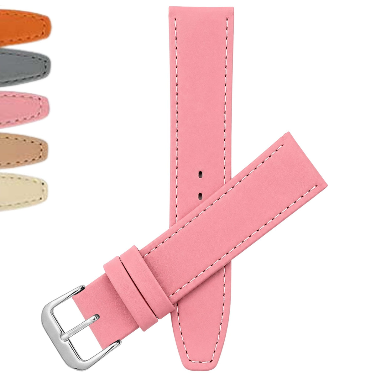 Bandini Classic Leather Watch Band – 12mm 14mm 16mm 18mm 20mm 22mm