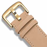 Dark Beige / Gold Buckle