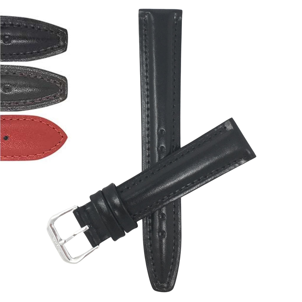 Bandini Leather Classic Watch Band - Short, Standard, Long, Extra Long