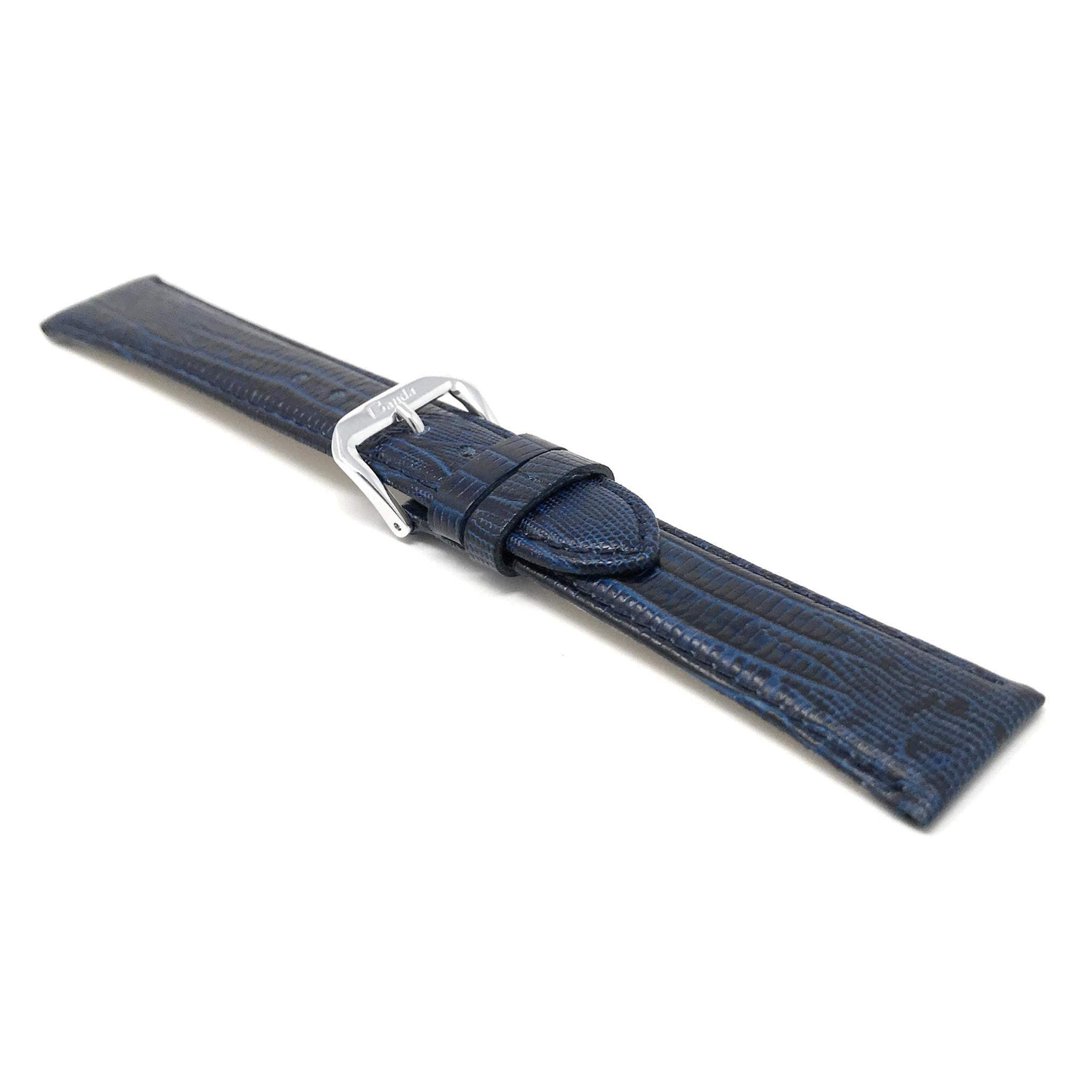 Bandini Leather Lizard Pattern Watch Band – 12mm 14mm 16mm 18mm 20mm