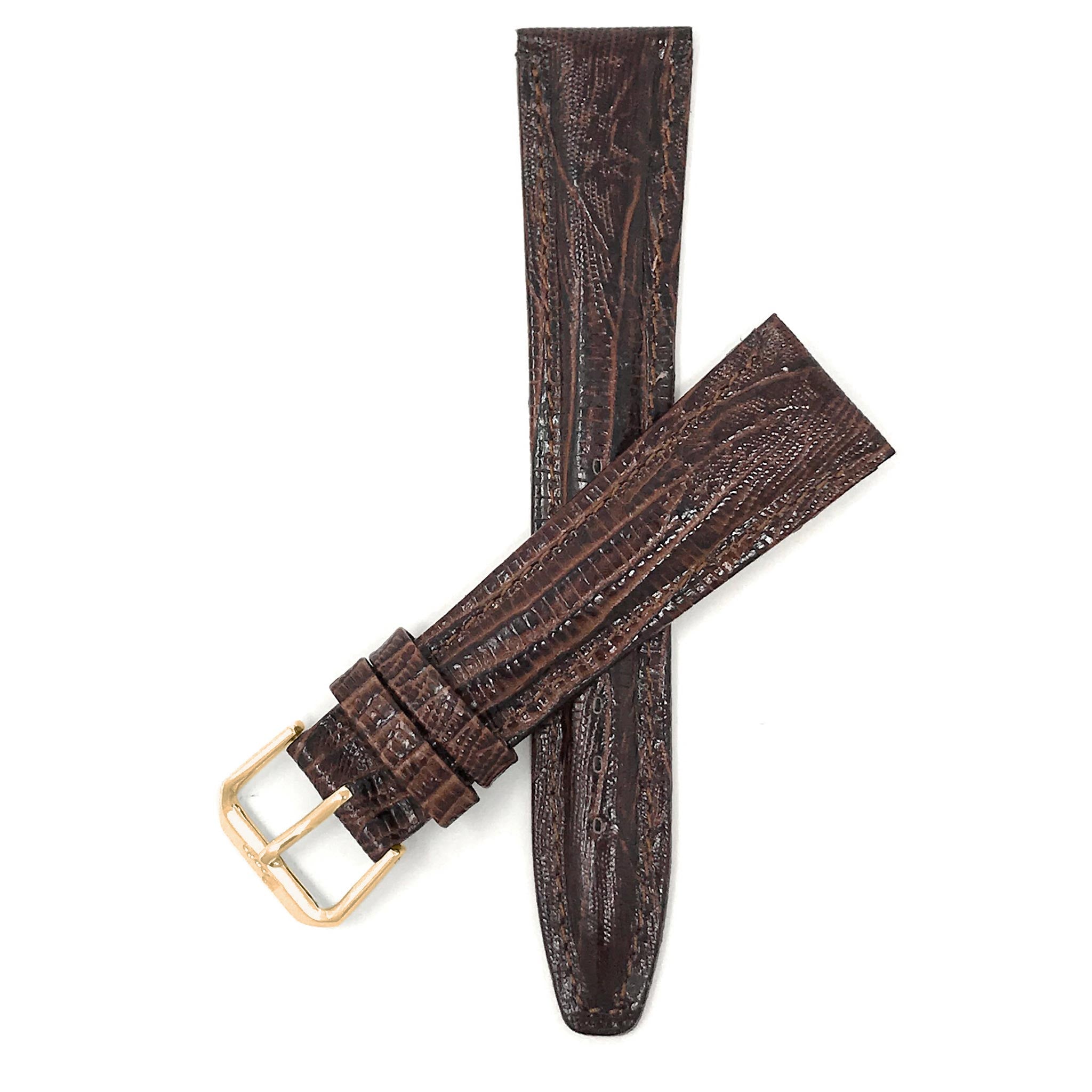 Bandini Leather Lizard Pattern Watch Band – 12mm 14mm 16mm 18mm 20mm