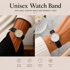 Bandini Leather Lizard Pattern Watch Band – 12mm 14mm 16mm 18mm 20mm