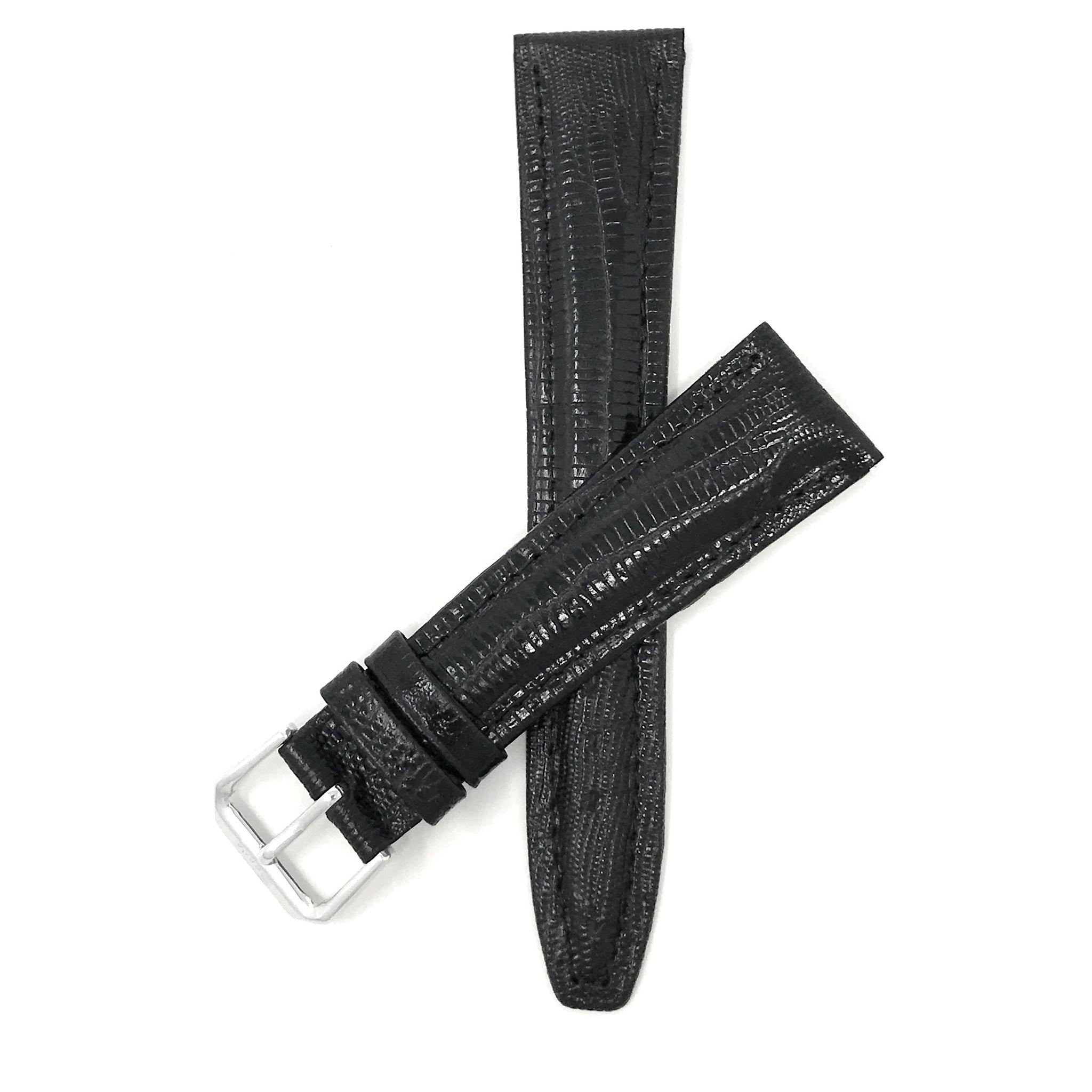 Bandini Leather Lizard Pattern Watch Band – 12mm 14mm 16mm 18mm 20mm