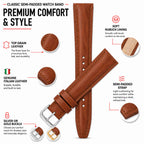Bandini Leather Watch Band – 12mm 14mm 16mm 18mm 20mm