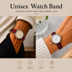 Bandini Leather Crocodile Pattern Watch Band – 12mm 14mm 16mm 18mm 20mm