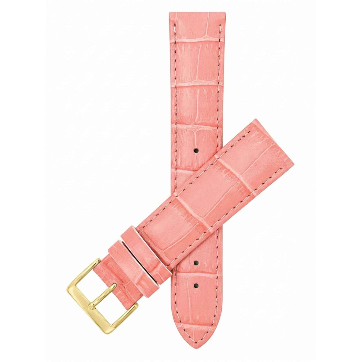 Bandini Leather Alligator Pattern Watch Band – 12mm to 20mm - Unisex