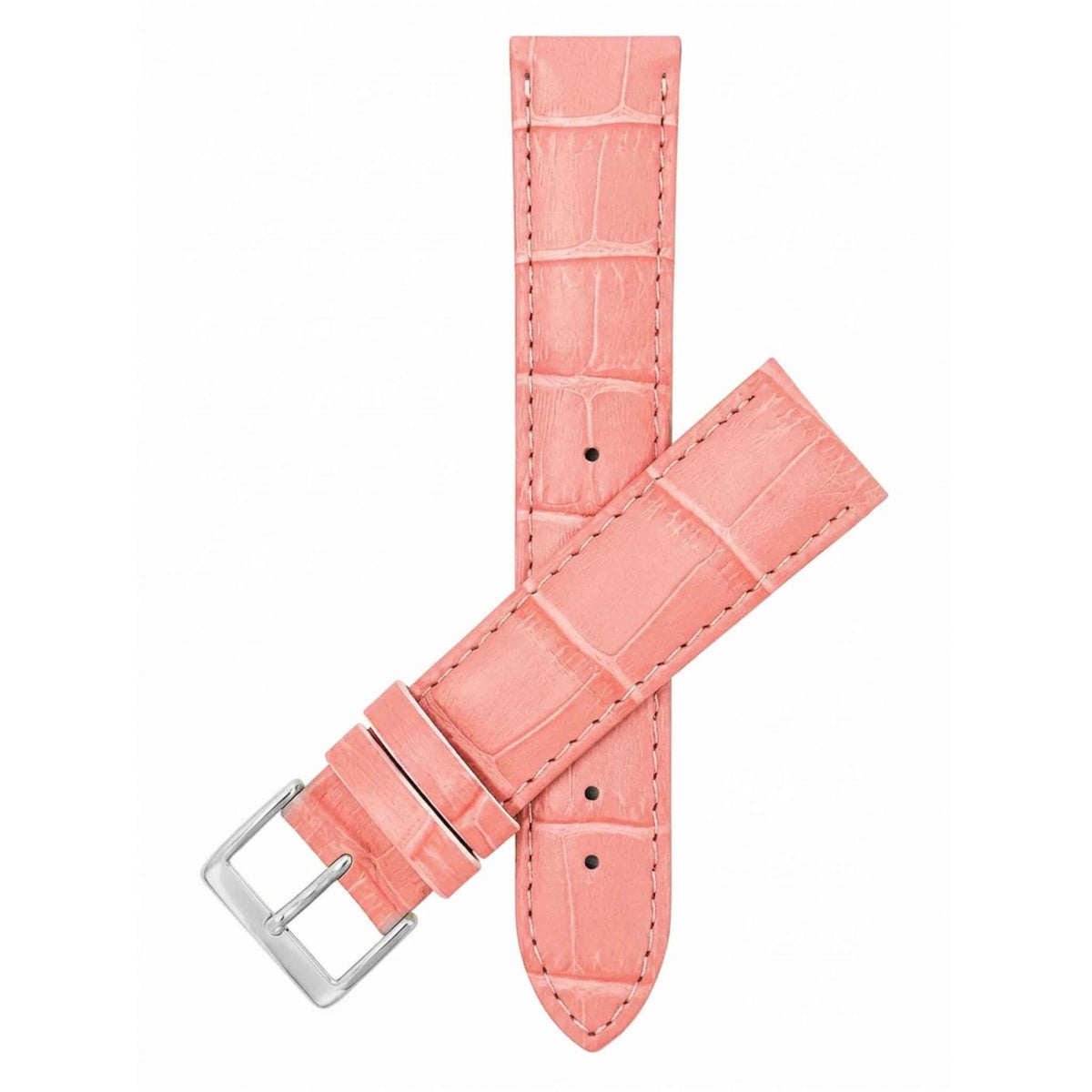 Bandini Leather Alligator Pattern Watch Band – 12mm to 20mm - Unisex