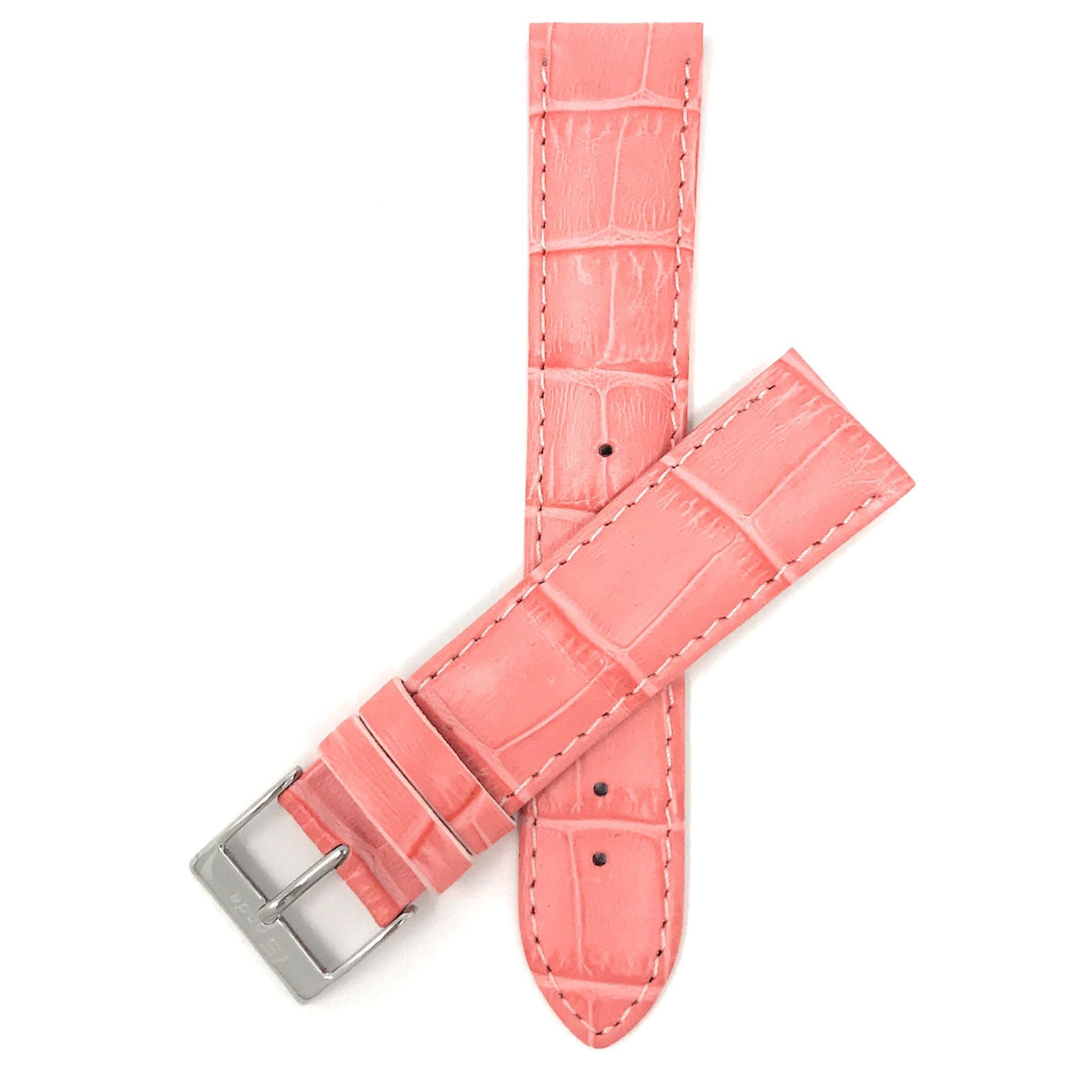 Bandini Leather Alligator Pattern Watch Band – 12mm to 22mm - Unisex