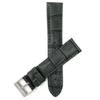 Bandini Leather Alligator Pattern Watch Band – 12mm to 22mm - Unisex