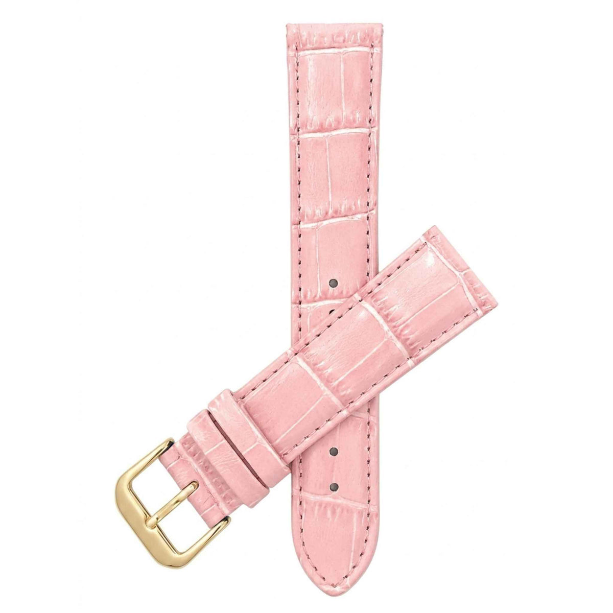 Bandini Leather Alligator Pattern Watch Band – 12mm to 20mm - Unisex