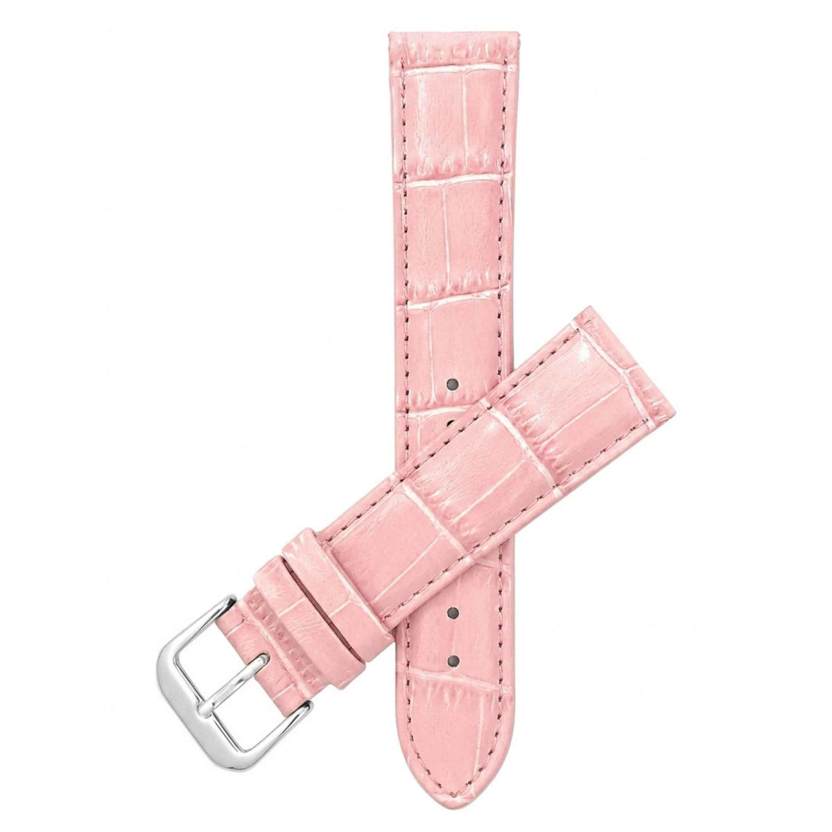 Bandini Leather Alligator Pattern Watch Band – 12mm to 20mm - Unisex