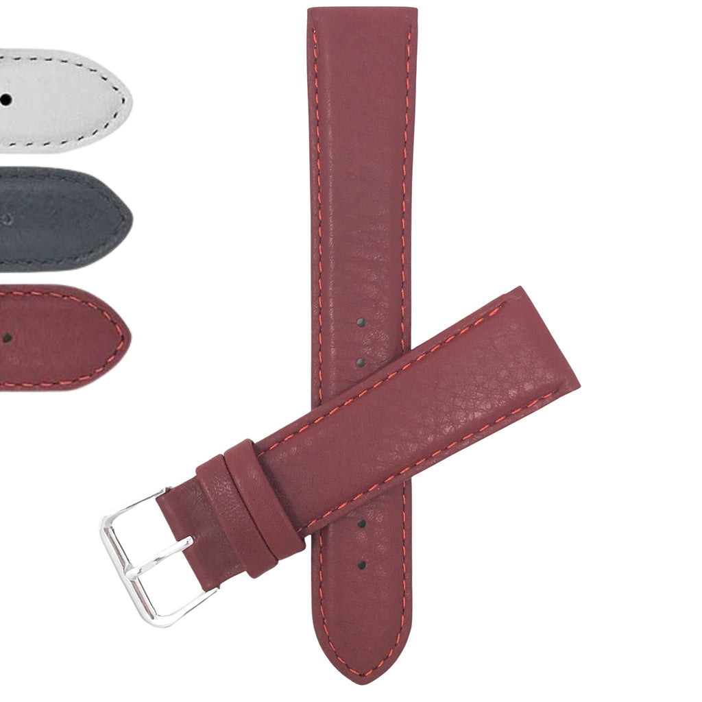 Bandini Leather Classic Watch Band – 12mm 14mm 16mm 18mm 20mm