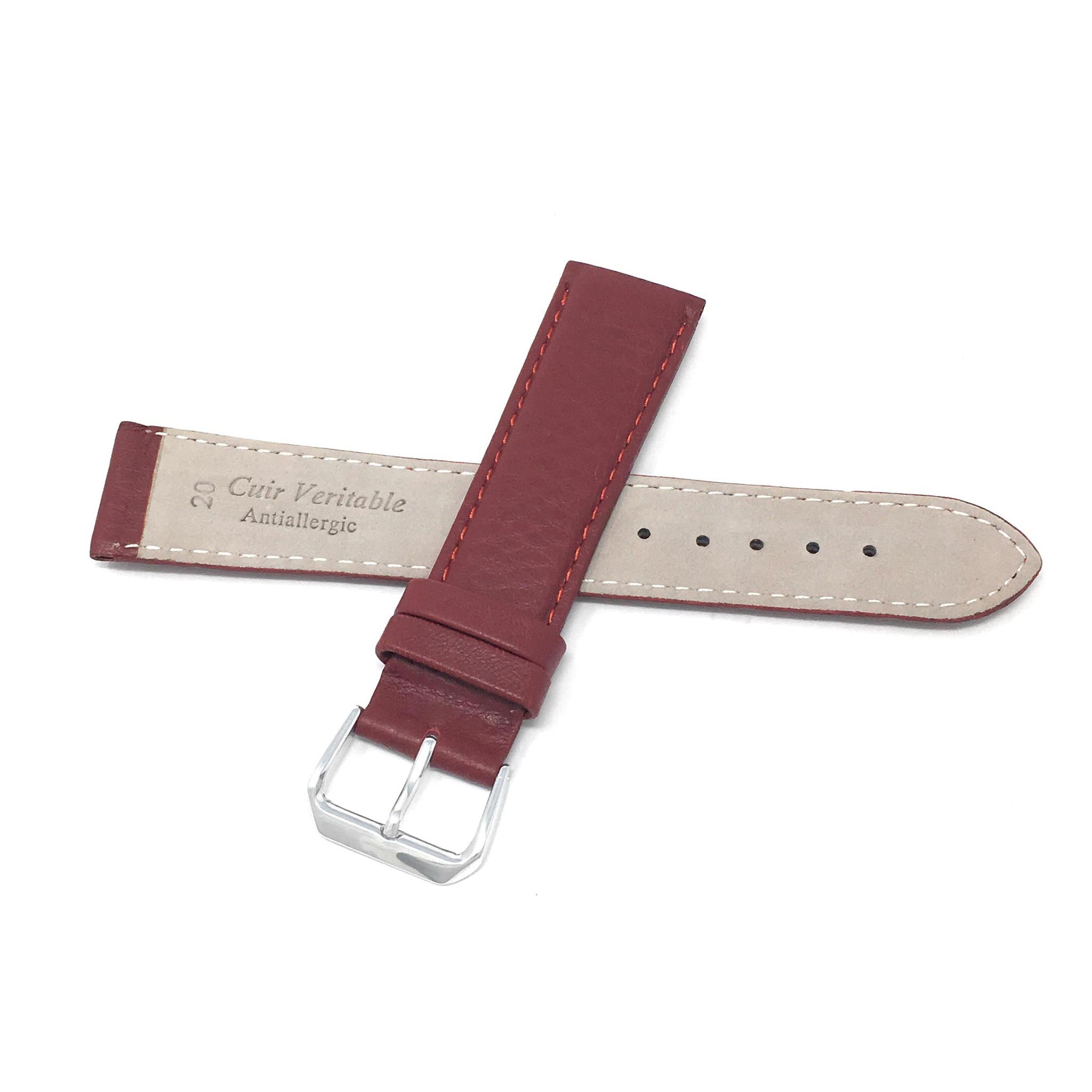 Bandini Leather Classic Watch Band – 12mm 14mm 16mm 18mm 20mm