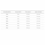 Bandini Leather Classic Watch Band, 12mm 14mm 16mm 18mm 20mm 22mm 24mm