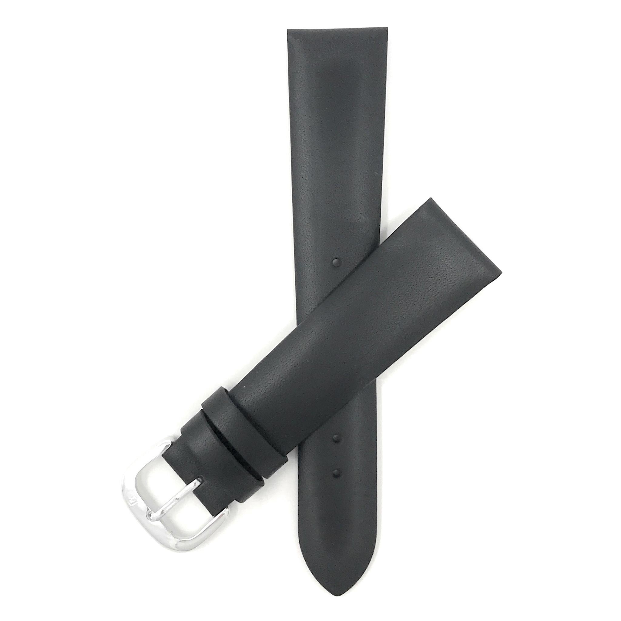 Bandini Leather Classic Watch Band, 12mm 14mm 16mm 18mm 20mm 22mm 24mm