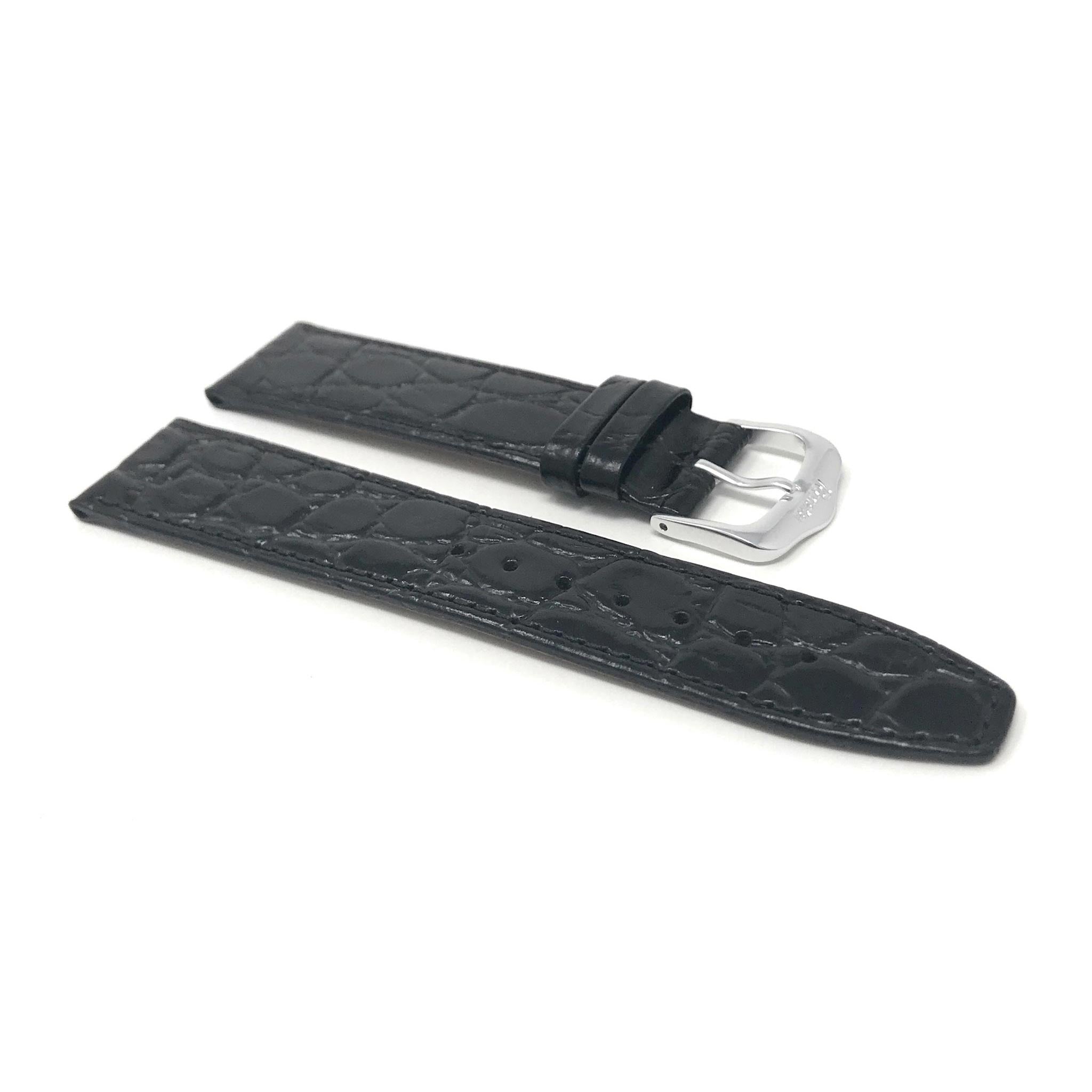 Bandini Leather Crocodile Pattern Watch Band – 12mm 14mm 16mm 18mm 20mm