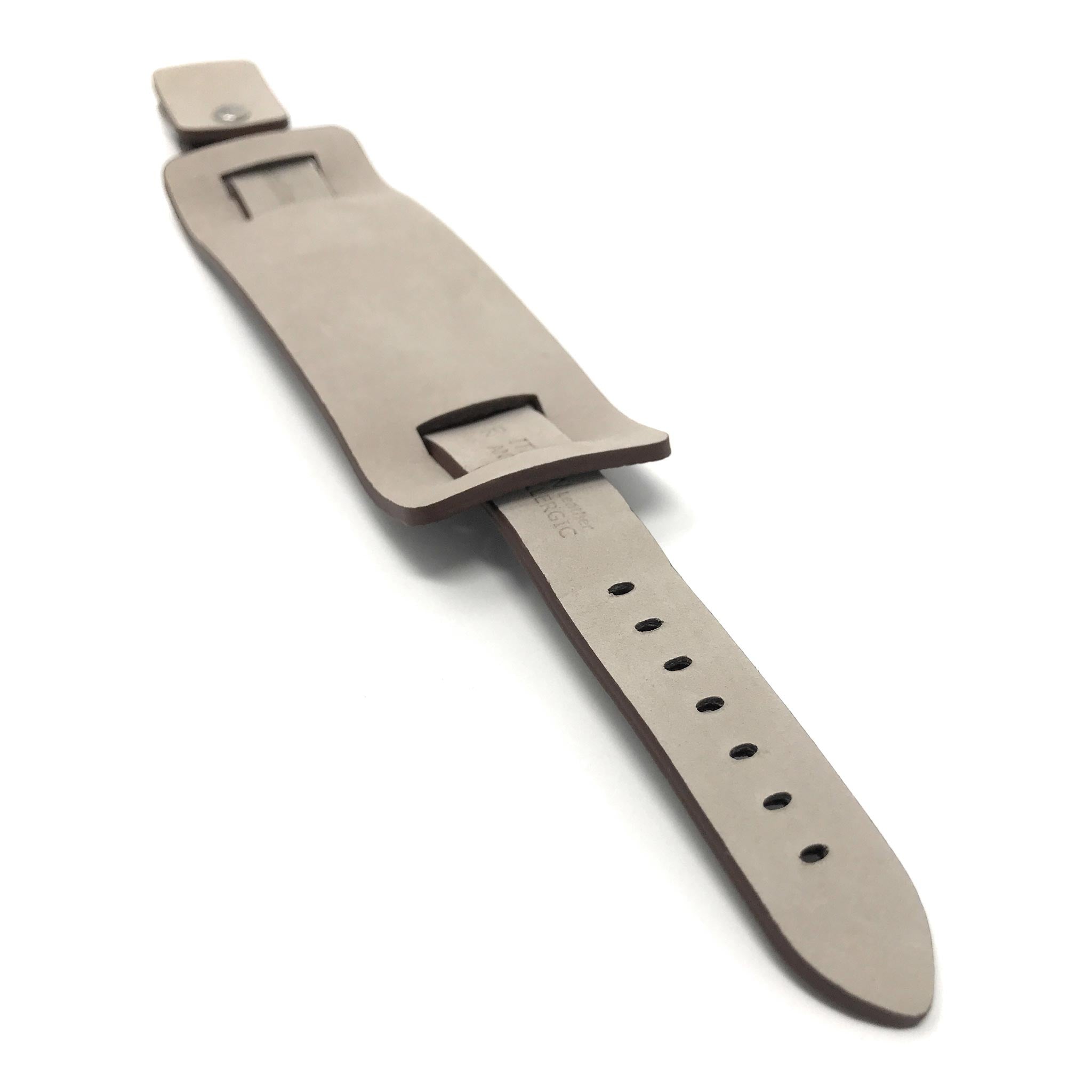 Bandini Leather Wrist Cuff Watch Band – 20mm 22mm