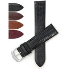 Bandini Slim Leather Watch Strap, Semi Glossy