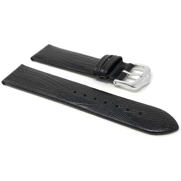Bandini Slim Leather Watch Strap, Semi Glossy