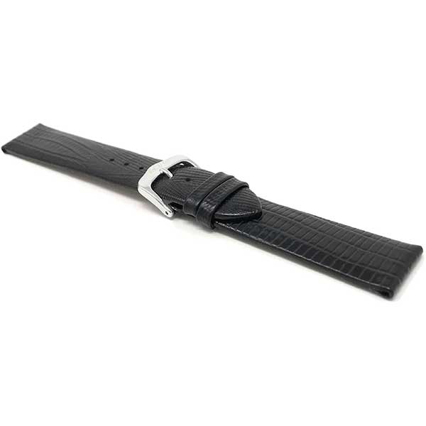 Bandini Slim Leather Watch Strap, Semi Glossy