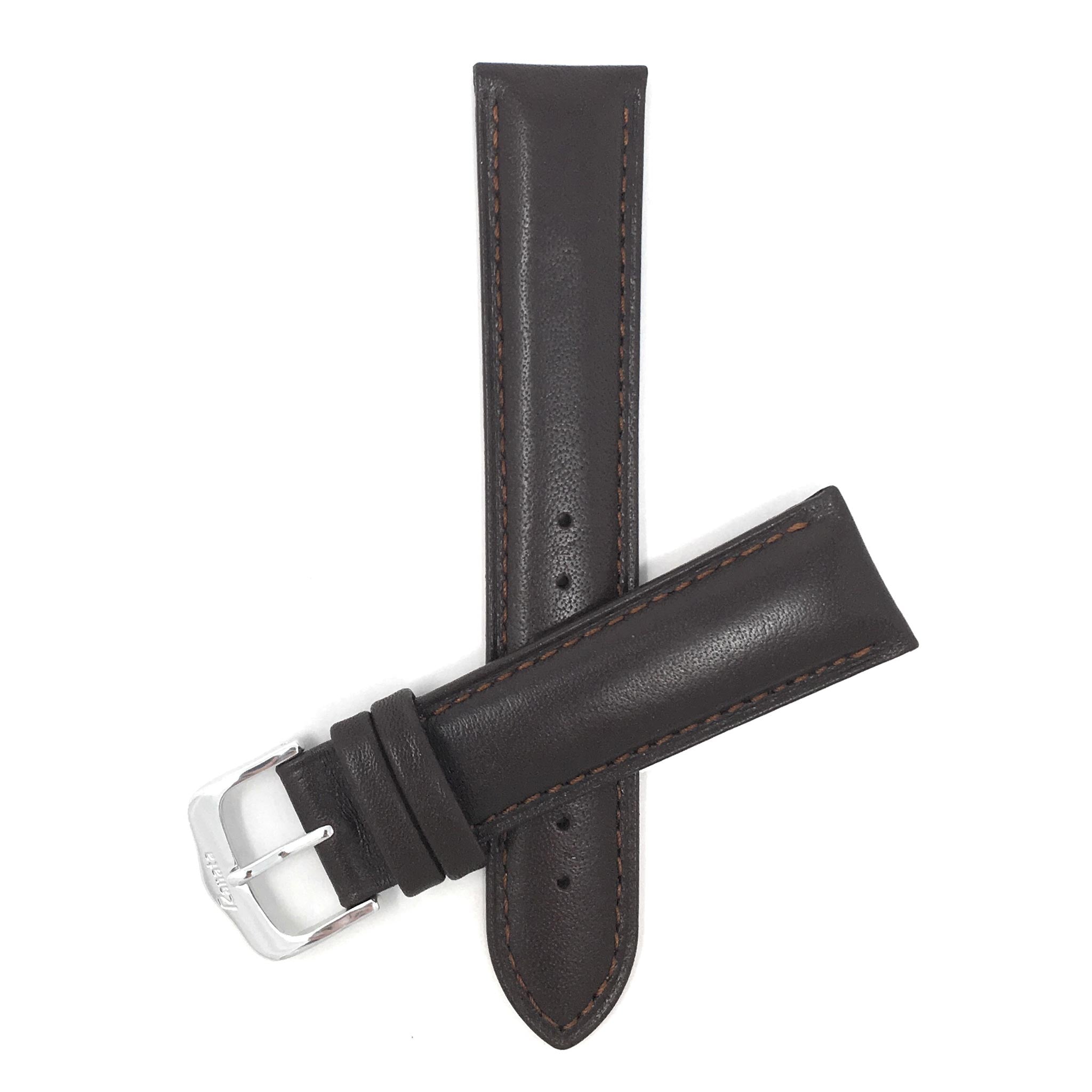 Bandini Leather Watch Strap, Padded, Mat Finish