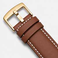 Light Brown / Gold Buckle